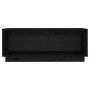 Mueble de TV de madera maciza de pino negro 90x35x35 cm de vidaXL, Muebles TV - Ref: Foro24-813833, Precio: 49,03 €, Descuent...