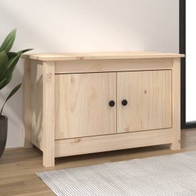 Mueble zapatero de madera maciza de pino 70x38x45,5 cm de vidaXL, Zapateros y organizadores de calzado - Ref: Foro24-813779, ...