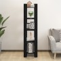 Estantería/divisor de espacios madera pino negro 41x35x160 cm de vidaXL, Librerías y estanterías - Ref: Foro24-813873, Precio...