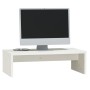 Solid white pine wood monitor stand 50x27x15 cm by vidaXL, TV Furniture - Ref: Foro24-813925, Price: 21,90 €, Discount: %