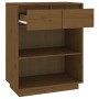 Konsolentisch in Honigbraun Kiefer massiv 60x34x75 cm von vidaXL, Sideboards - Ref: Foro24-813837, Preis: 64,20 €, Rabatt: %