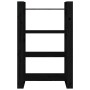 Black pine wood shelving/space divider 80x35x125 cm by vidaXL, Bookcases and shelves - Ref: Foro24-813908, Price: 79,11 €, Di...