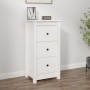 Solid white pine wood sideboard 40x35x80 cm by vidaXL, Sideboards - Ref: Foro24-813741, Price: 77,42 €, Discount: %