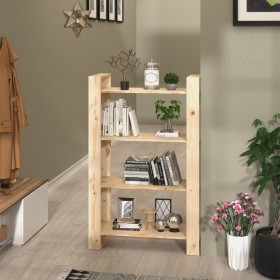 Solid pine wood shelf/space divider 80x35x125 cm by vidaXL, Bookcases and shelves - Ref: Foro24-813904, Price: 52,99 €, Disco...