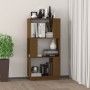 Honey brown pine wood shelf/space divider 51x25x101cm by vidaXL, Bookcases and shelves - Ref: Foro24-814037, Price: 35,43 €, ...