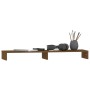 Monitor stand solid honey brown pine wood 100x27x10 cm by vidaXL, Computer bases and risers - Ref: Foro24-813952, Price: 39,9...