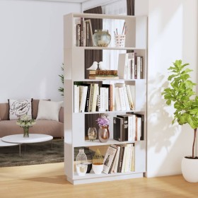 Kiefernholz Regal/Raumteiler weiß 80x25x163,5cm von vidaXL, Bücherregale und Regale - Ref: Foro24-814065, Preis: 99,57 €, Rab...