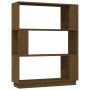 Honey brown pine wood shelf/divider 80x25x101 cm by vidaXL, Bookcases and shelves - Ref: Foro24-814057, Price: 46,99 €, Disco...