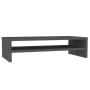 Monitor stand solid gray pine wood 50x24x13 cm by vidaXL, TV Furniture - Ref: Foro24-813916, Price: 27,99 €, Discount: %