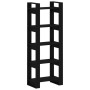 Black solid wood shelving/space divider 60x35x160 cm by vidaXL, Bookcases and shelves - Ref: Foro24-813893, Price: 64,37 €, D...