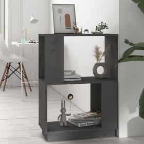 Pine wood shelf/space divider in gray, 51x25x70 cm. by vidaXL, Bookcases and shelves - Ref: Foro24-814031, Price: 32,99 €, Di...