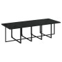 Set de comedor jardín 11 pzas con cojines ratán sintético negro de vidaXL, Conjuntos de jardín - Ref: Foro24-3095584, Precio:...