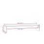 Soporte de monitor madera maciza pino marrón miel 100x27x15 cm de vidaXL, Muebles TV - Ref: Foro24-813932, Precio: 34,98 €, D...