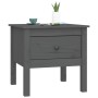 Side table 2 units solid pine wood gray 50x50x49 cm by vidaXL, Side tables - Ref: Foro24-813799, Price: 60,16 €, Discount: %