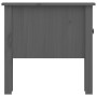 Side table 2 units solid pine wood gray 50x50x49 cm by vidaXL, Side tables - Ref: Foro24-813799, Price: 60,16 €, Discount: %