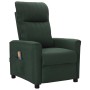 Dark green fabric massage chair by vidaXL, Electric massage chairs - Ref: Foro24-342271, Price: 214,99 €, Discount: %