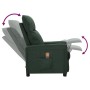 Dark green fabric massage chair by vidaXL, Electric massage chairs - Ref: Foro24-342271, Price: 214,99 €, Discount: %