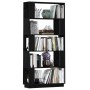 Black pine wood shelving/space divider 80x25x163.5 cm by vidaXL, Bookcases and shelves - Ref: Foro24-814068, Price: 89,08 €, ...