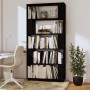 Black pine wood shelving/space divider 80x25x163.5 cm by vidaXL, Bookcases and shelves - Ref: Foro24-814068, Price: 89,08 €, ...