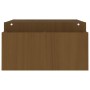 Solid pine wood monitor stand in honey brown color, 100x27.5x15 cm. by vidaXL, Computer bases and risers - Ref: Foro24-813972...