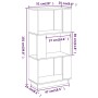 White pine wood shelving/space divider 51x25x101 cm by vidaXL, Bookcases and shelves - Ref: Foro24-814035, Price: 48,24 €, Di...