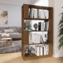 Honey brown pine wood shelf/divider 80x25x132 cm by vidaXL, Bookcases and shelves - Ref: Foro24-814062, Price: 83,79 €, Disco...