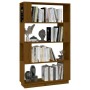 Honey brown pine wood shelf/divider 80x25x132 cm by vidaXL, Bookcases and shelves - Ref: Foro24-814062, Price: 83,79 €, Disco...