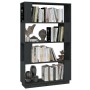 Gray pine wood shelf/space divider 80x25x132 cm by vidaXL, Bookcases and shelves - Ref: Foro24-814061, Price: 64,89 €, Discou...