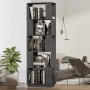 Shelf / space divider in gray pine wood 51x25x163.5 cm by vidaXL, Bookcases and shelves - Ref: Foro24-814046, Price: 61,76 €,...