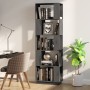 Shelf / space divider in gray pine wood 51x25x163.5 cm by vidaXL, Bookcases and shelves - Ref: Foro24-814046, Price: 61,76 €,...