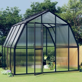 Greenhouse with anthracite grey aluminum structure 6.43 m² by vidaXL, Greenhouses - Ref: Foro24-3098018, Price: 502,99 €, Dis...