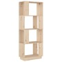 Solid pine wood shelf/space divider 51x25x132 cm by vidaXL, Bookcases and shelves - Ref: Foro24-814039, Price: 62,13 €, Disco...