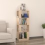 Estantería/divisor de espacios madera maciza pino 51x25x132 cm de vidaXL, Librerías y estanterías - Ref: Foro24-814039, Preci...