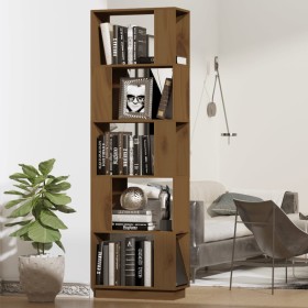 Honey brown pine wood shelf/divider 51x25x163.5 cm by vidaXL, Bookcases and shelves - Ref: Foro24-814047, Price: 52,02 €, Dis...