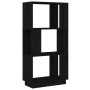 Shelf / space divider made of black pine wood 51x25x101 cm by vidaXL, Bookcases and shelves - Ref: Foro24-814038, Price: 44,5...