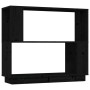 Estantería/divisor de espacios madera de pino negro 80x25x70 cm de vidaXL, Librerías y estanterías - Ref: Foro24-814053, Prec...