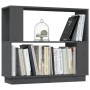 Gray pine wood shelf/space divider 80x25x70 cm by vidaXL, Bookcases and shelves - Ref: Foro24-814051, Price: 53,20 €, Discoun...