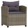 3-piece garden furniture set with gray synthetic rattan cushions by vidaXL, Garden sets - Ref: Foro24-3098168, Price: 833,29 ...