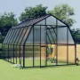 Greenhouse with anthracite gray aluminum structure 12.63 m² by vidaXL, Greenhouses - Ref: Foro24-3098020, Price: 811,24 €, Di...