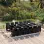 13-piece garden dining set with black synthetic rattan cushions by vidaXL, Garden sets - Ref: Foro24-3095612, Price: 1,00 €, ...