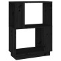 Shelf / space divider made of black pine wood 51x25x70 cm by vidaXL, Bookcases and shelves - Ref: Foro24-814033, Price: 46,03...