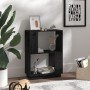 Estantería/divisor de espacios madera pino negro 51x25x70 cm de vidaXL, Librerías y estanterías - Ref: Foro24-814033, Precio:...