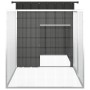 Anthracite galvanized steel chicken cage 200x91x100 cm by vidaXL, Cages and habitats for small animals - Ref: Foro24-171544, ...