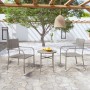 Juego de comedor para jardín 3 piezas ratán sintético gris de vidaXL, Conjuntos de jardín - Ref: Foro24-3098034, Precio: 117,...