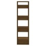 Honey brown wooden shelf/space divider 41x35x125 cm by vidaXL, Bookcases and shelves - Ref: Foro24-813867, Price: 45,73 €, Di...