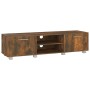 Smoked oak engineered wood TV cabinet 140x40x35 cm by vidaXL, TV Furniture - Ref: Foro24-340633, Price: 113,09 €, Discount: %