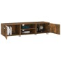 Smoked oak engineered wood TV cabinet 140x40x35 cm by vidaXL, TV Furniture - Ref: Foro24-340633, Price: 113,09 €, Discount: %