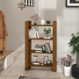 Shelf / space divider made of pine wood in honey brown color, 80x35x125cm. by vidaXL, Bookcases and shelves - Ref: Foro24-813...