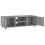 Sonoma gray plywood TV cabinet 110x40x35 cm by vidaXL, TV Furniture - Ref: Foro24-340623, Price: 103,99 €, Discount: %