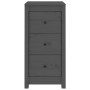 Aparadores 2 uds madera maciza de pino gris 40x35x80 cm de vidaXL, Aparadores - Ref: Foro24-813744, Precio: 100,16 €, Descuen...